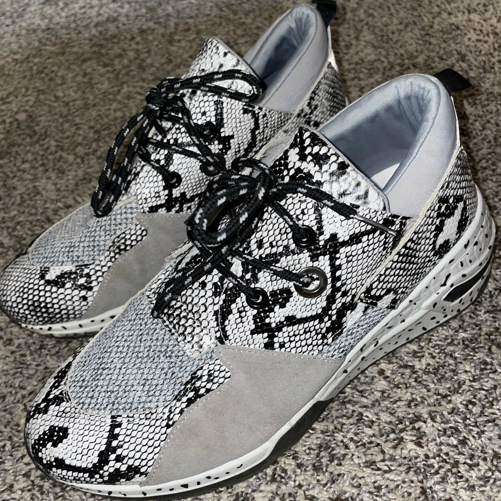 Snakeskin sneakers
